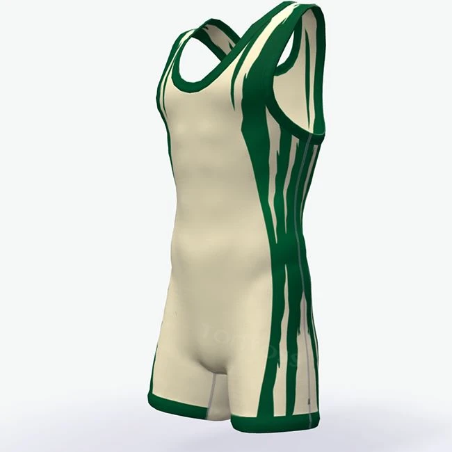 tight fit wrestling singlet