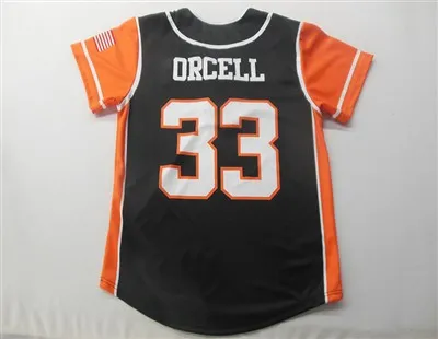 پیراهن های بیسبال نارنجی سفارشی کامل